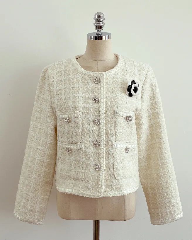 Essian Round Surgical Tweed Jacket (Corsage Set)