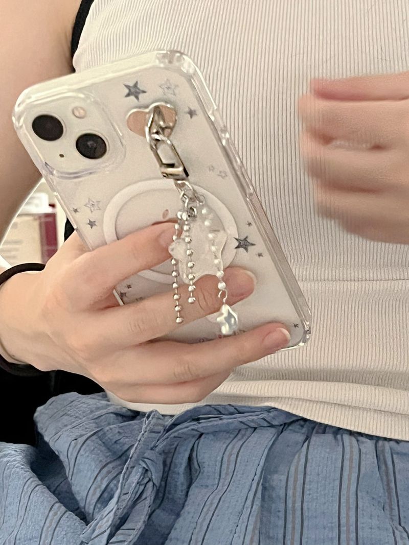[MADE] [magsafe] shining silver star jell hard case