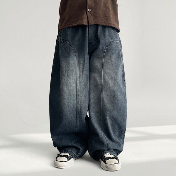 voarc（ボアク）の「Dart Waistband Pintuck Curve Denim Wide Pants (2 colors)（Pants）」