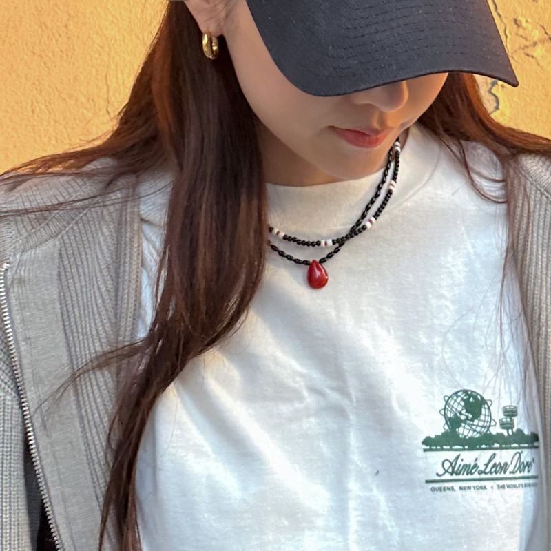 Slim onyx Necklace