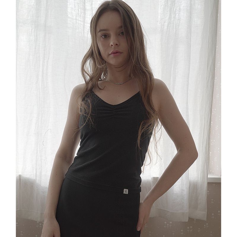 BALLERINA SLEEVELSS-BLACK