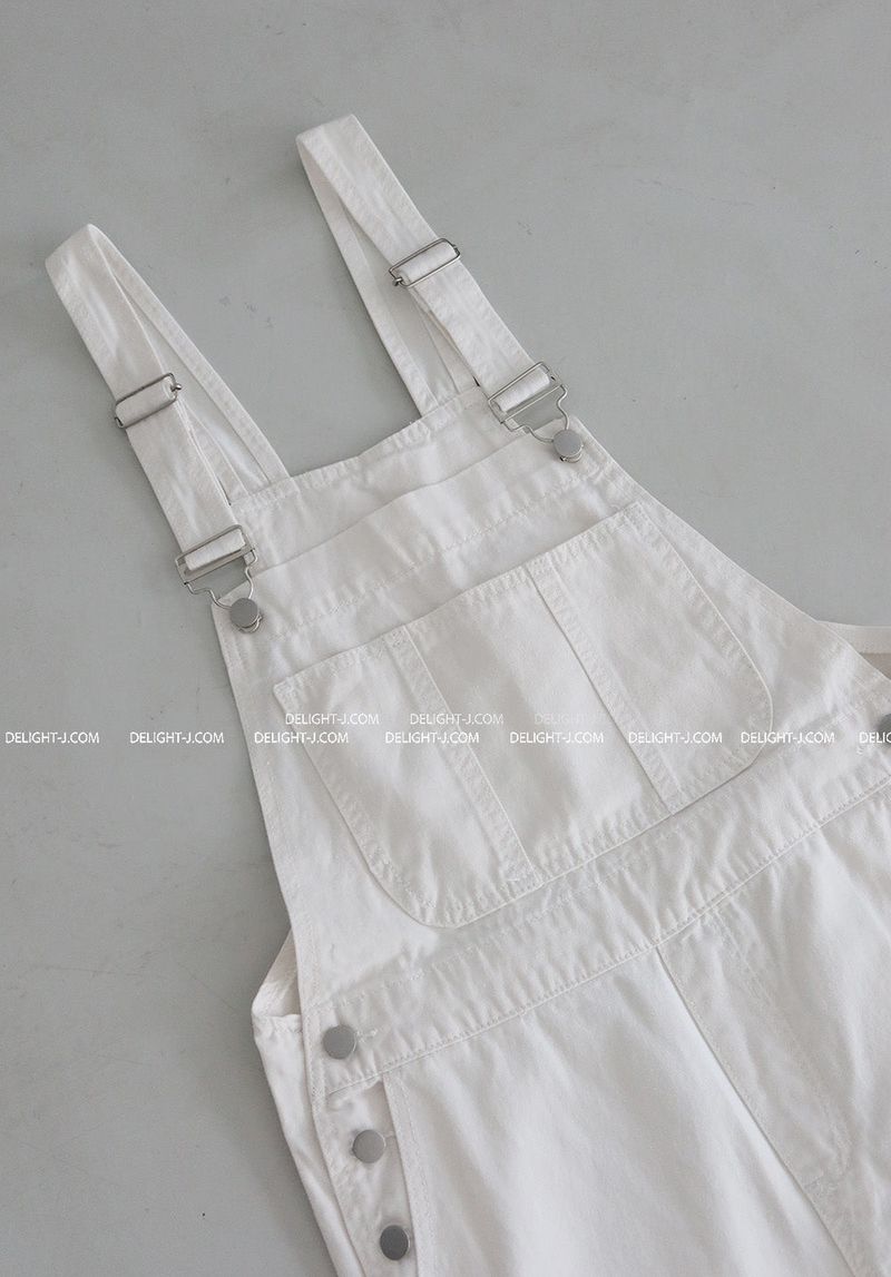 Basic cotton overalls overalls