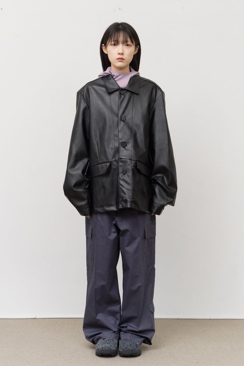Web Leather Jacket