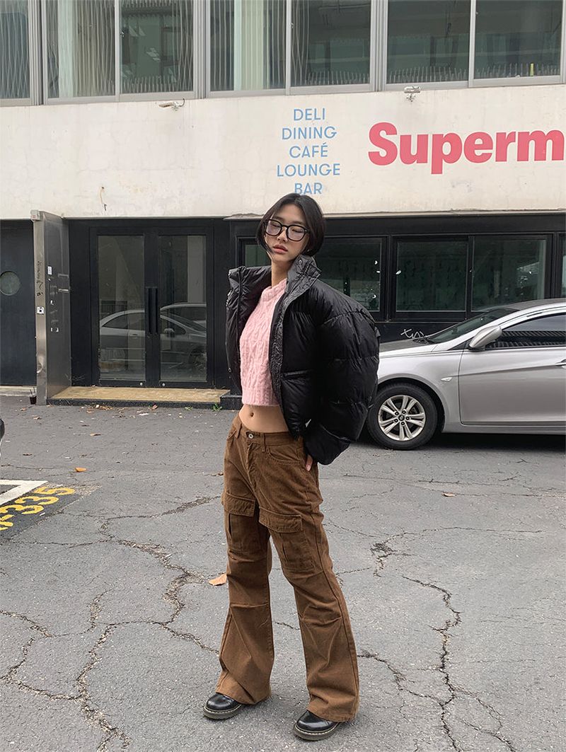 POUND CROPPED PADDING JACKET (6COLOR)