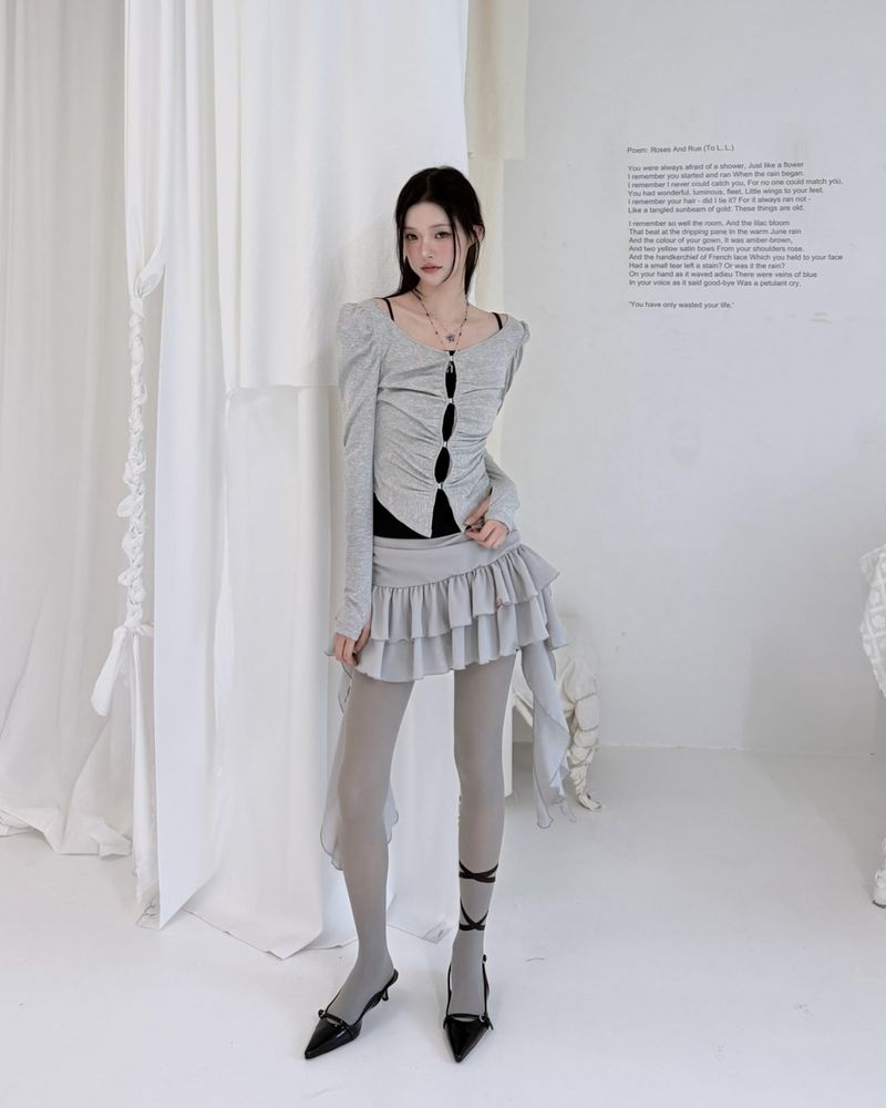 NEWALRIN（ニューアリン）の「チュチュシフォンウィングシアースカート（スカート）」