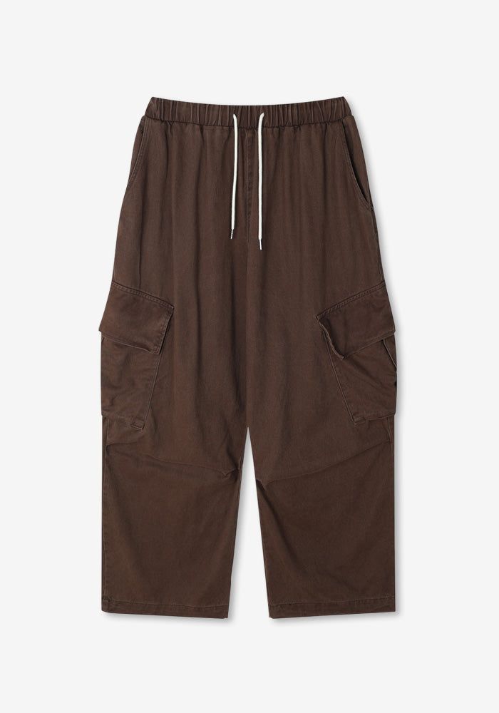 LA Stone Washing Pigment Cargo Pants