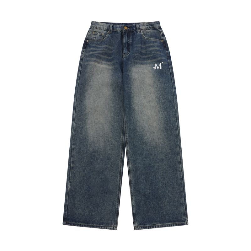 NERA WIDE DENIM PANTS
