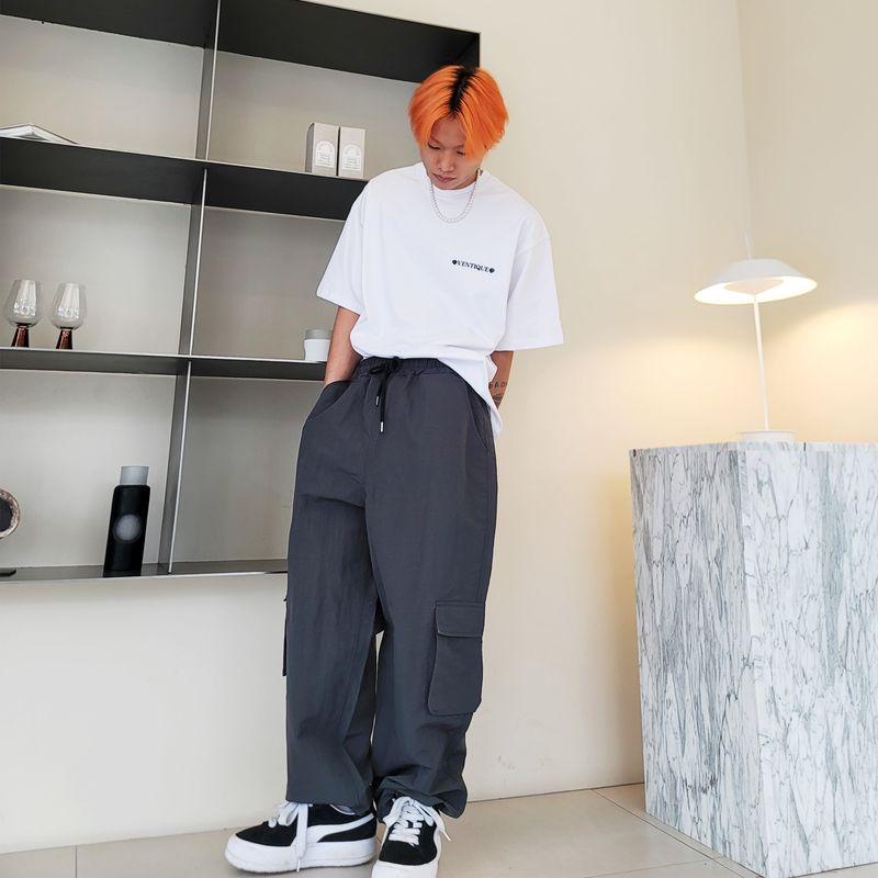 Log Cargo Wide Pants 3color