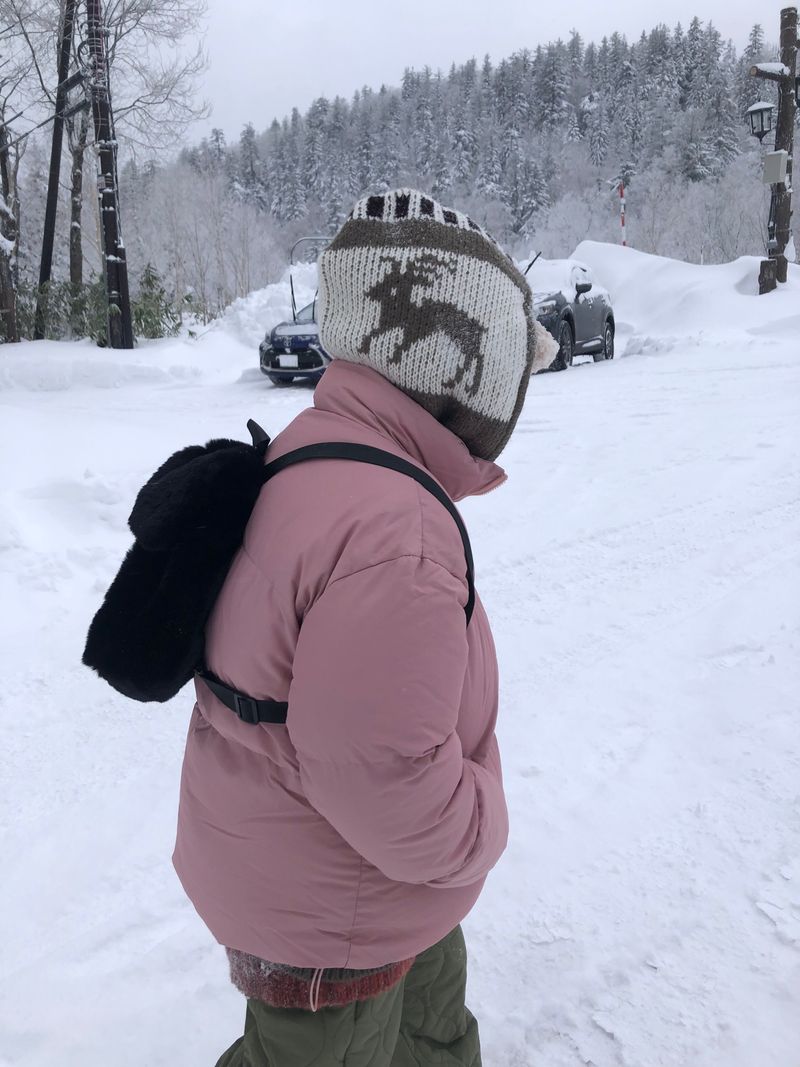 Furry mini back pack