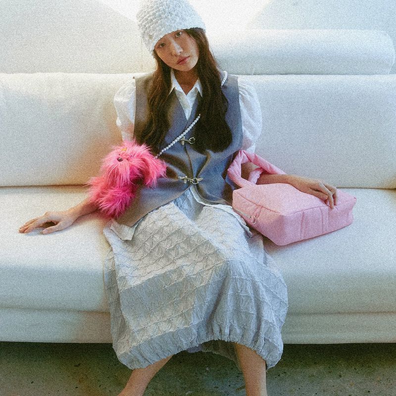 Padding Tote Bag (Pink)