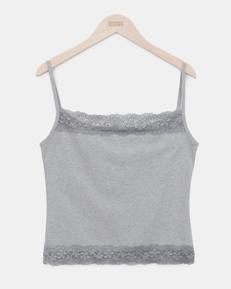 Tolz Lace Strap Sleeveless Top