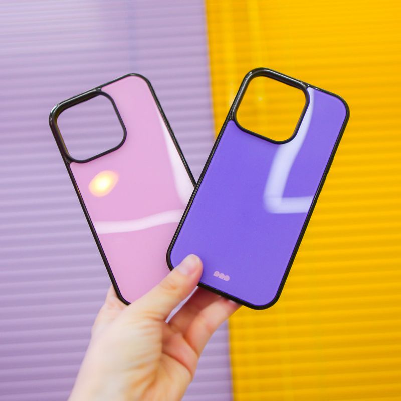 Pastar Pesto(パスターぺスト)の「【MADE】 Simple glass bumper case (2 colors)(Smartphone Accessories)」