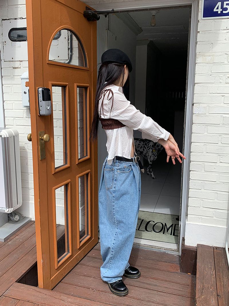 FORMAL PINTUCK JEANS