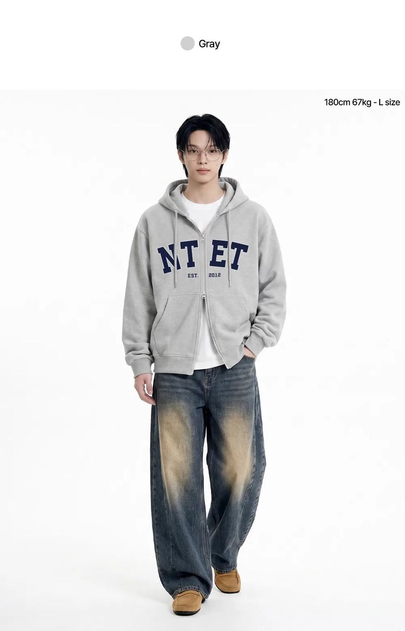 big arch logo 2-way zip-up (4color)