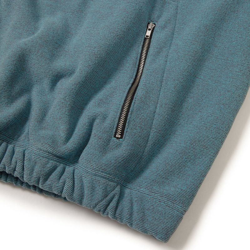 Surface fleece pullover / Dusty aqua