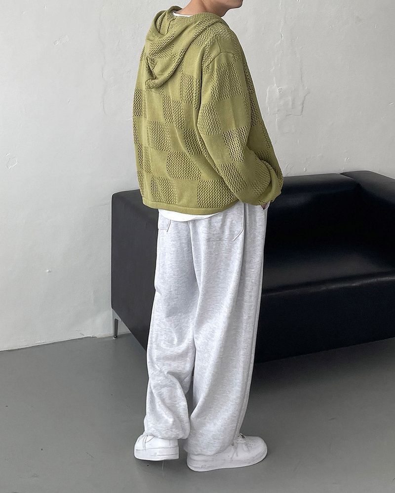 Noir Two-Way Hood Zip-Up (4 colors)