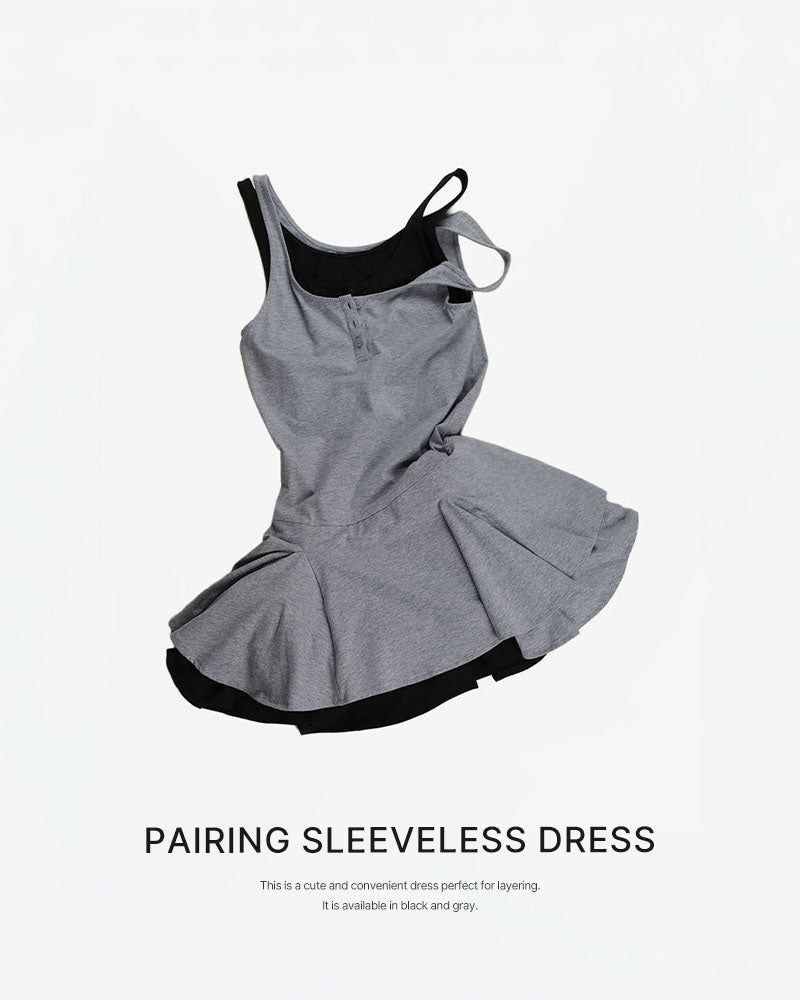 [ORIGINAL] Pairing layered sleeveless dress