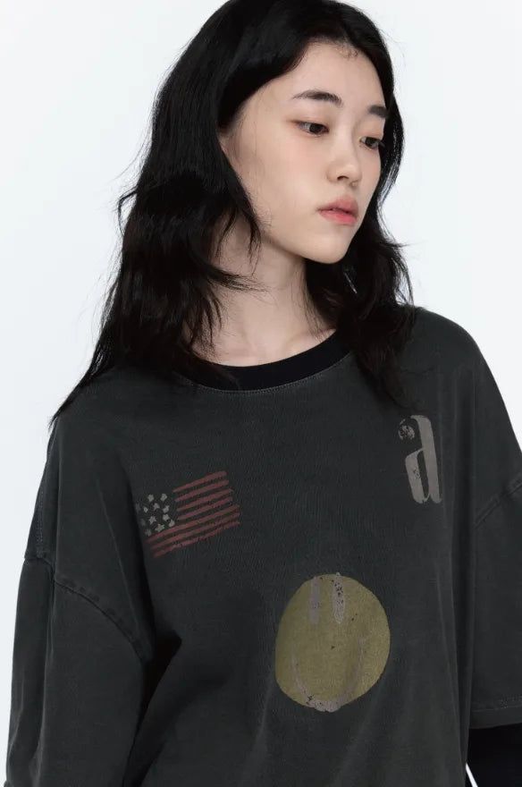 26FW★ Smile Layered Long Sleeve