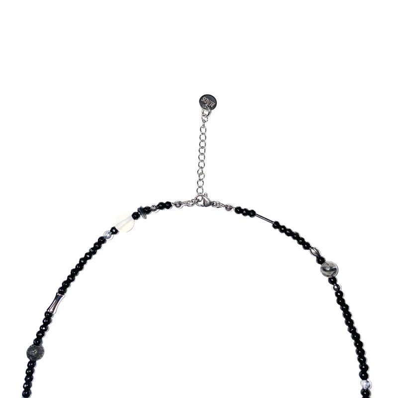 onxy mix gemstone necklace