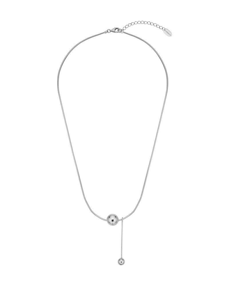 [Silver 925] Weight Ball Necklace