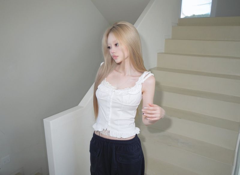 humming lace top(3 color) 