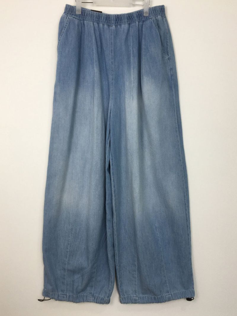 Hooded Balloon Denim Pants (2color)