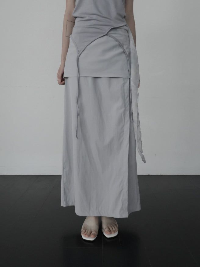 E-Sen Layered Wrap Skirt