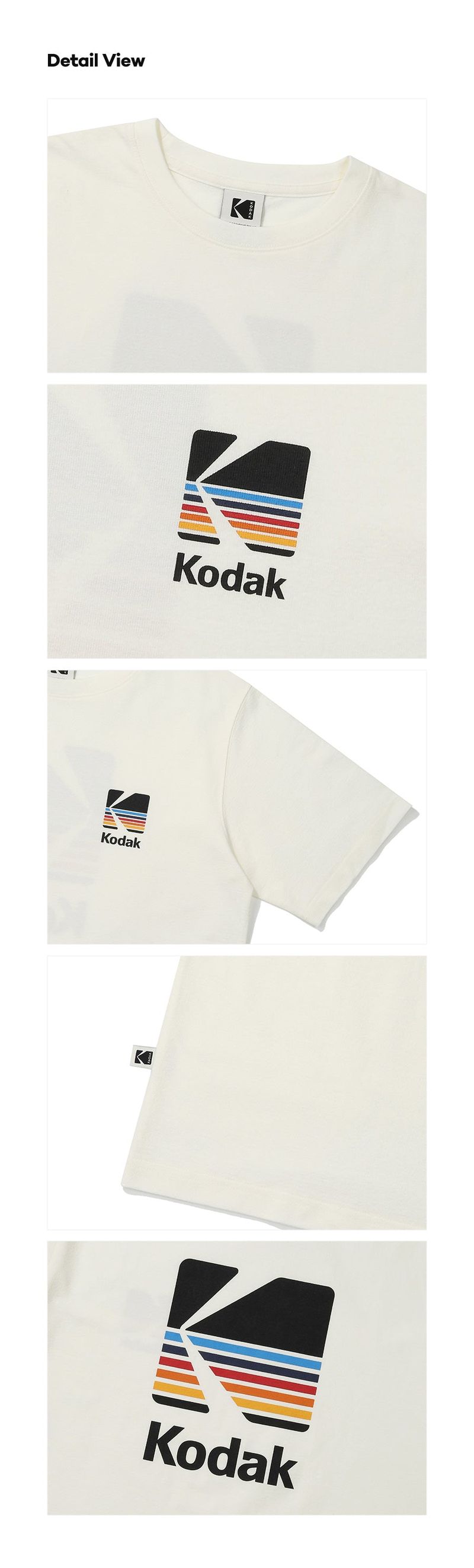 Rainbow Short-Sleeved T-Shirt【IVORY】