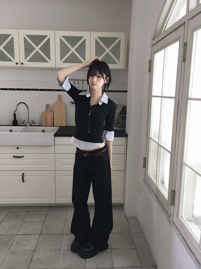 ロット ベーシック セミワイド ロング パンツ