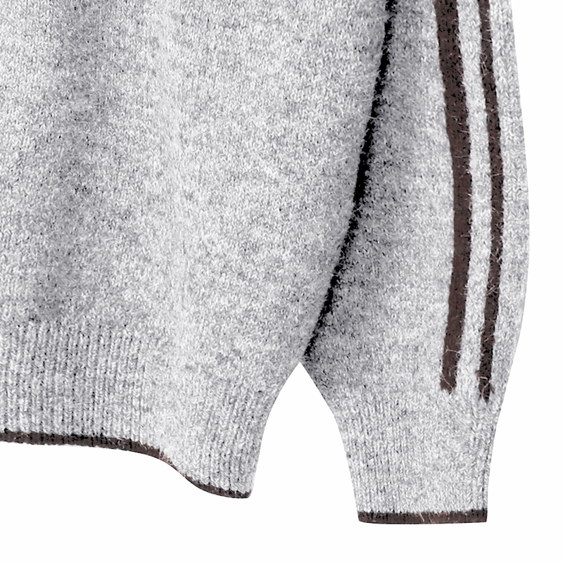 HERNE TRACK LINE LOOSE-FIT KNIT UNISEX (3Color)
