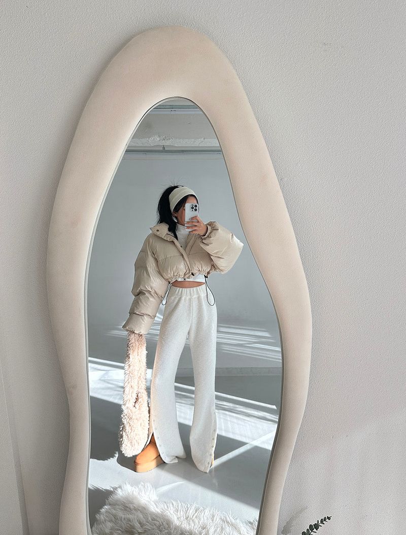 Crop cropped wellon short padded coat