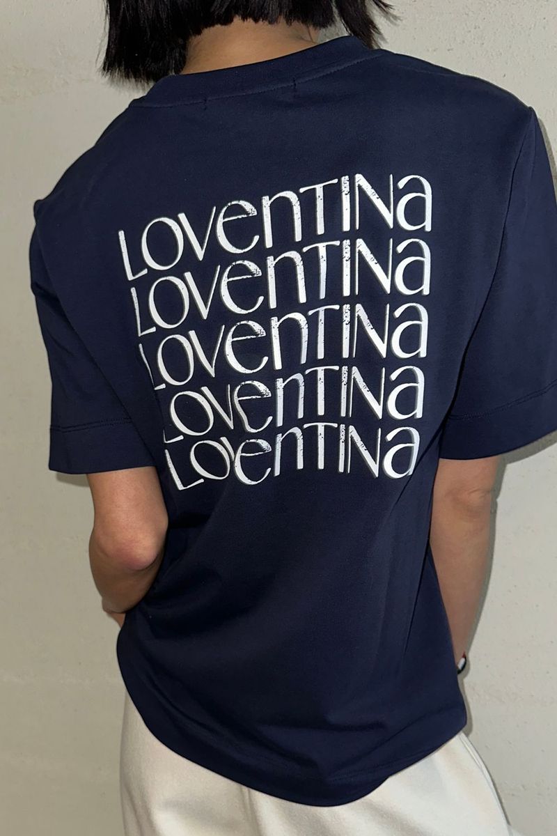 MULTI PRINTING TEE_NAVY