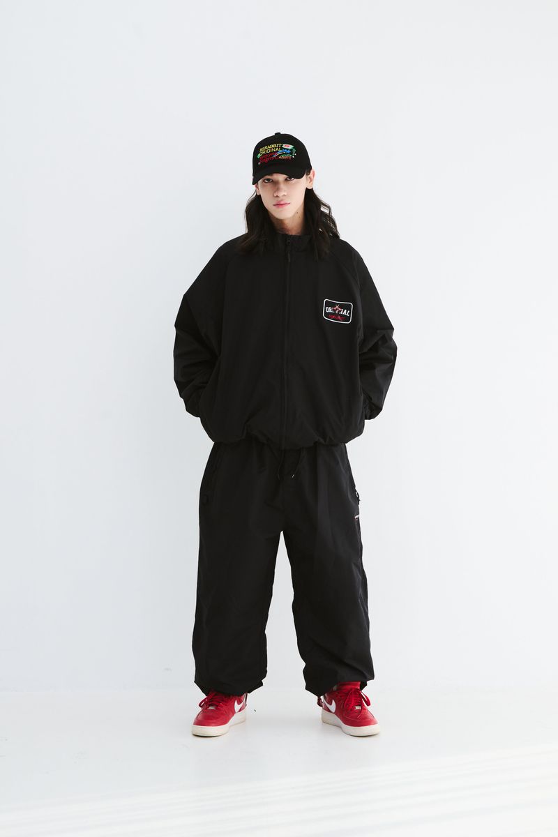 LIGHT WEIGHT WP TRACK JACKET BLACK
