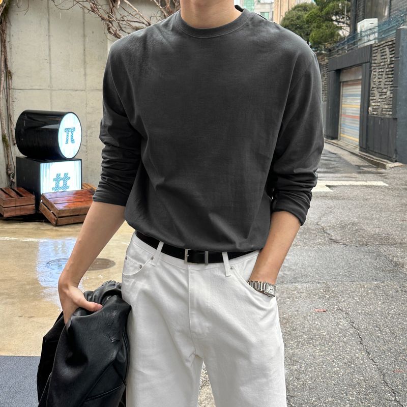 LMN All Day Planning Cotton Long Sleeve Tee (10 colors)