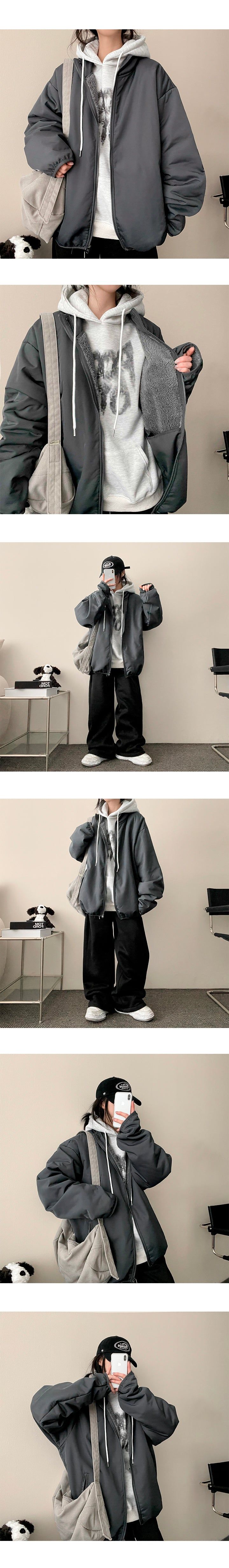 Fandu High-Neckline Wool Oversized Fit Jumper
