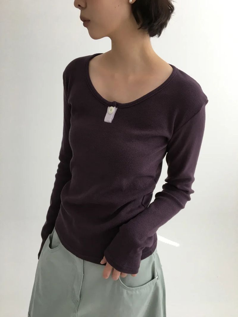 Chillin One-Button Long Sleeve (4color)