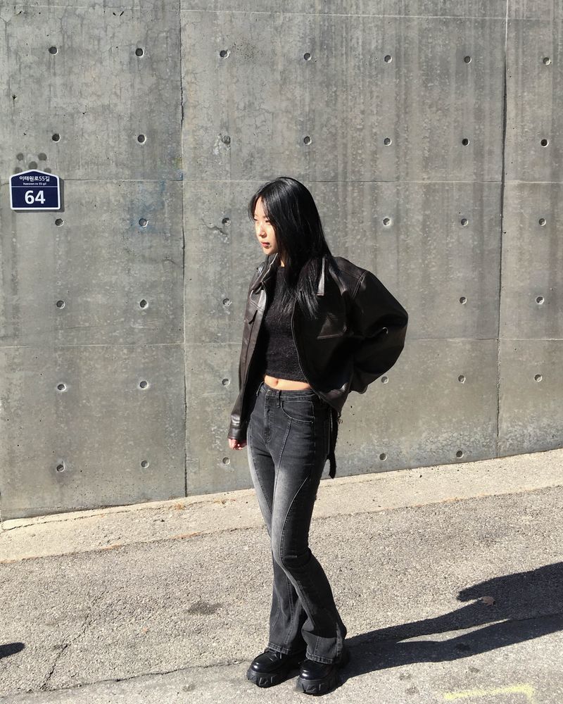 Pony boots cut pants
