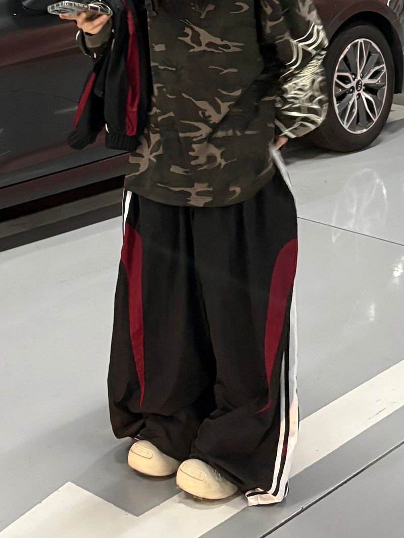 sweep mesh nylon pants