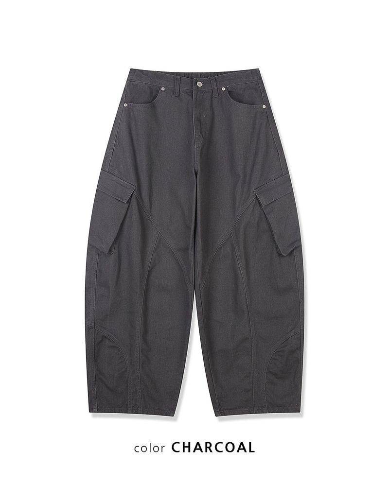 Raun Curved Cargo Wide Pants