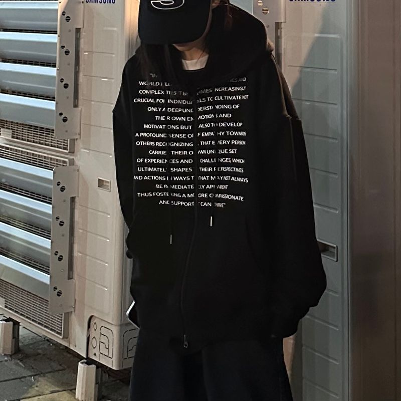PEARCLAN（ペアクラン）の「deeptech lettering hood zip-up（Tops）」