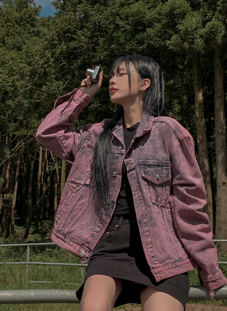 ULAN（ユレン）の「(UNISEX) キッシュドウォッシングデニムジャケット（Jackets/Outerwear）」