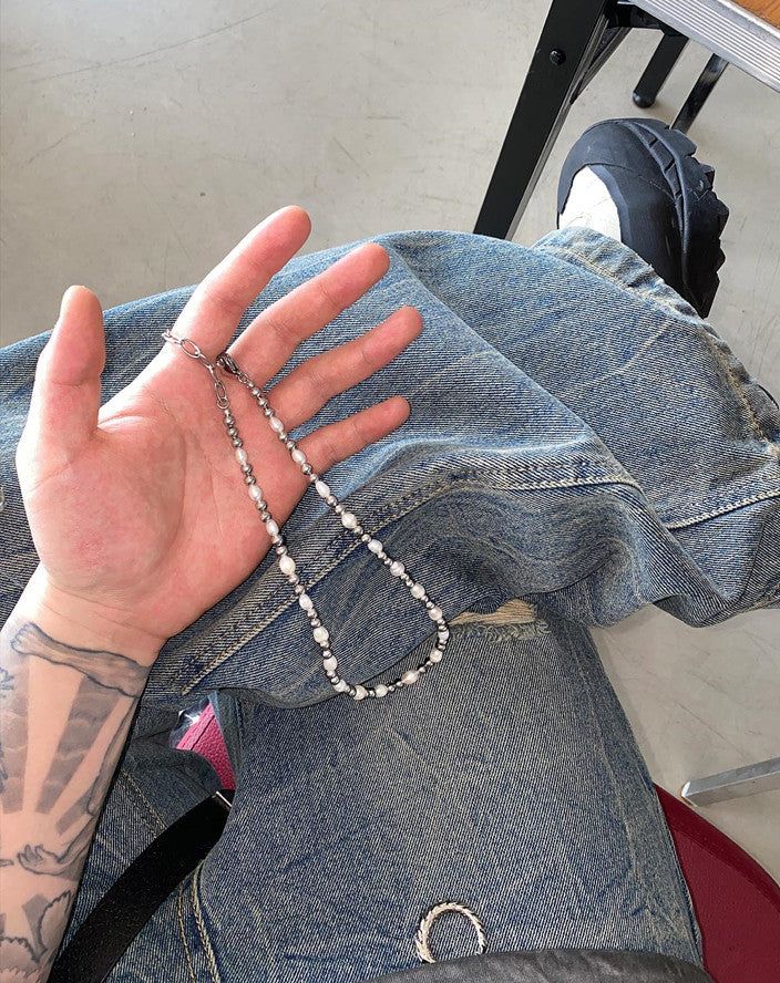 HOLY IN CODE（ホーリーインコード）の「No.0707 P&S mix necklace（Accessories）」