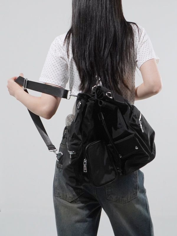 KIXI（キッシー）の「Pocket Multi-Shoulder Bag Backpack (3Way)（Bags）」