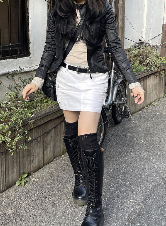 Vintage spandex rider jacket