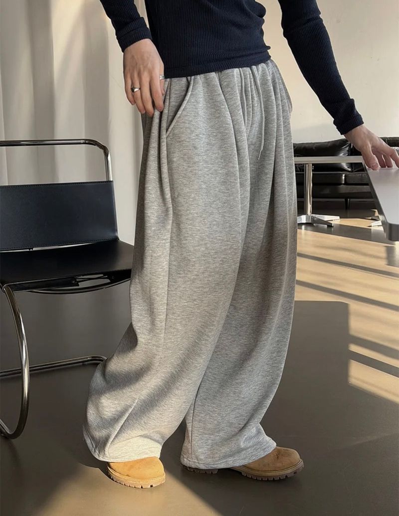 [PROMOTION] Front two tuck wide sweat pants(5color)