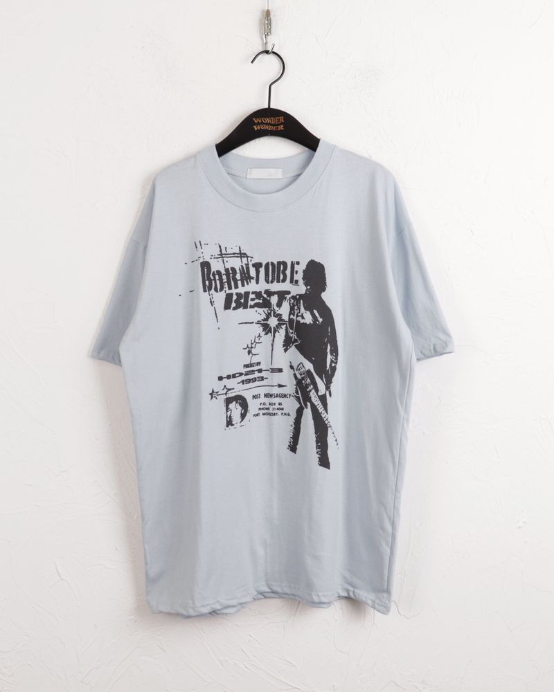 Bontu Summer Printed Overfit Short Sleeve T-Shirt