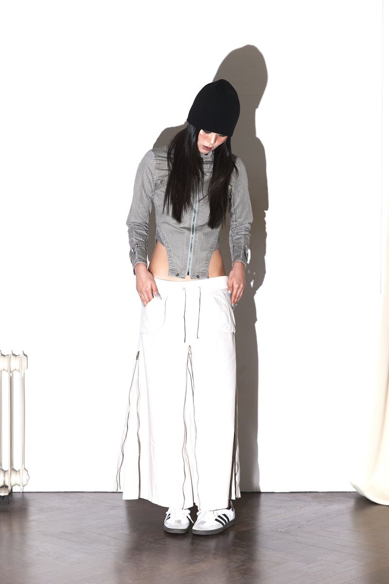 deepinblue（ディープインブルー）の「07 BODYSUIT JACKET WASHED KHAKI GREY（Tops）」