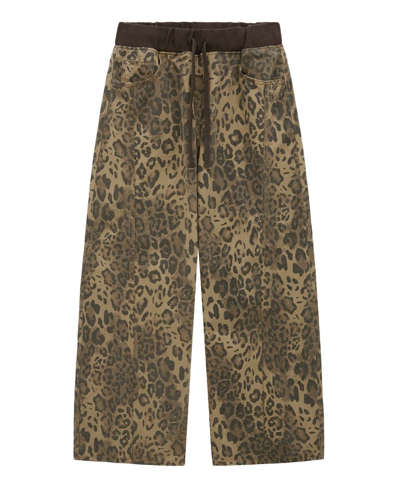 bd leopard pants (beige)
