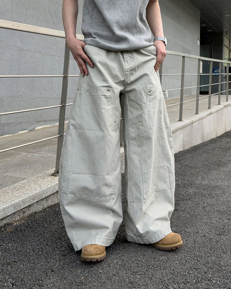 Reton Double Knee Wide Work Pants