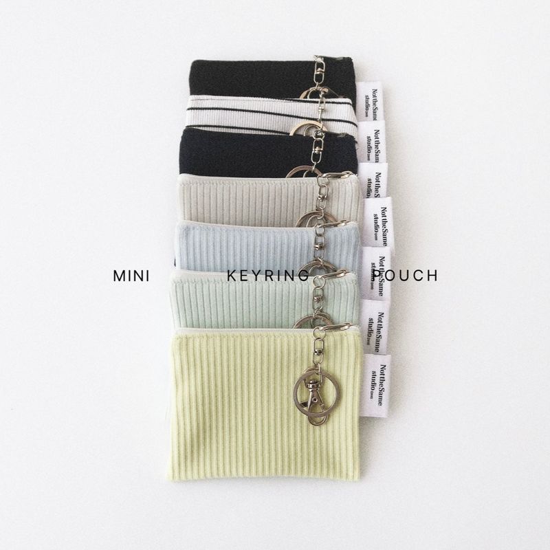 Mini keyring pouch 'evening sky'